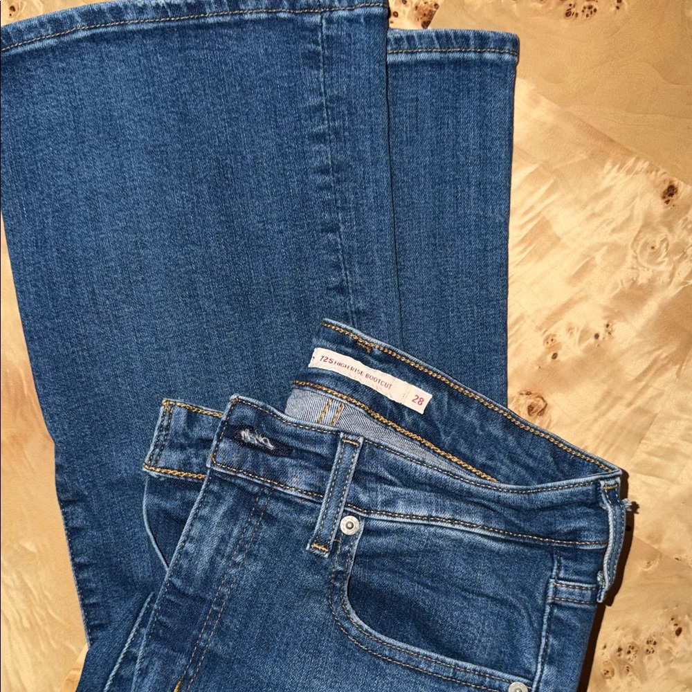 LEVIS 725 HIGH RISE BOOTCUT JEANS MEDIUM DARK WASH W28xL30 premium Levi’s